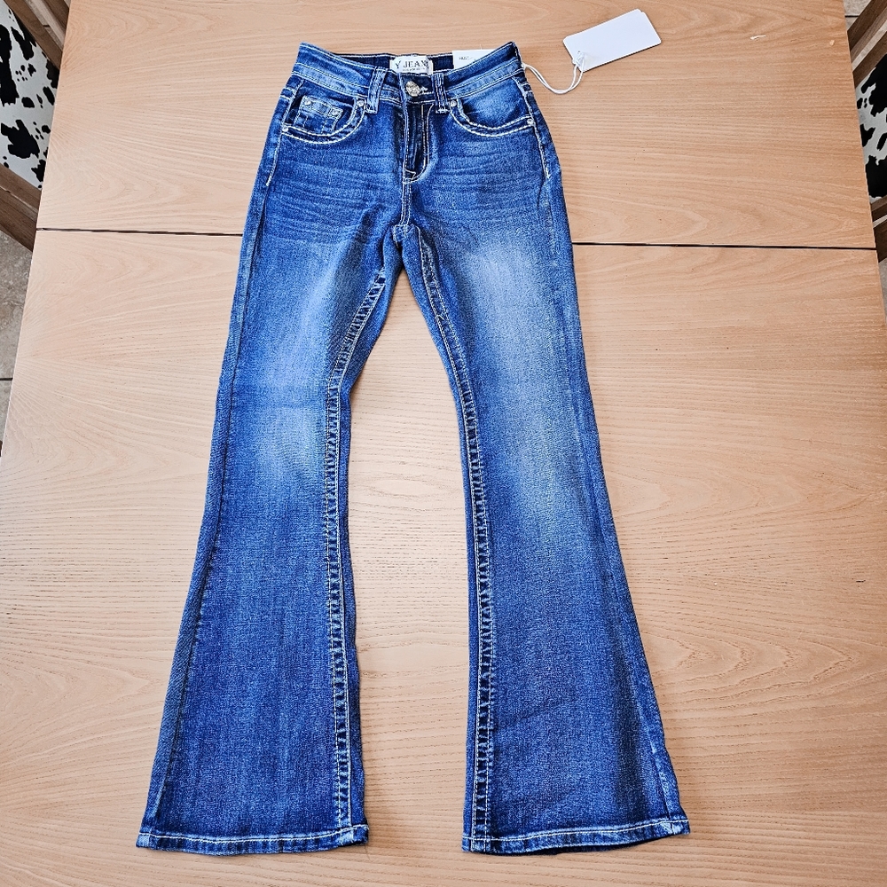 Bootcut bling jeans. 1/2, Y by Los Angeles, western wear